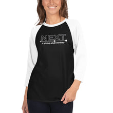 Load image into Gallery viewer, NEXT Unisex 3/4 sleeve raglan shirt
